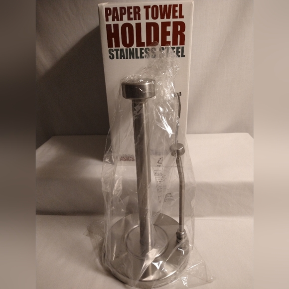TOOLS OF THE TRADE BASICS STAINLESS STEEL PAPER TOWEL HOLDER NWT - Picture 4 of 4